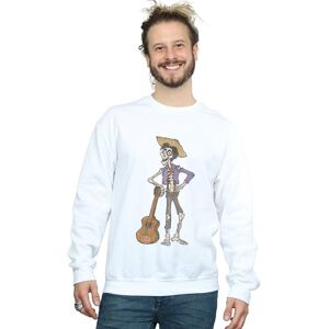 Disney Men's Coco Hector With Guitar Sweatshirt in White Size: 4XL White 4XL Disney Men's Coco Hector With Guitar Sweatshirt in White Size: 4XL White 4XL