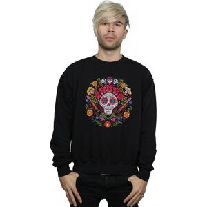 Disney Men's Coco Embroidered Skull Print Sweatshirt in Black Size: 5XL Black 5XL Disney Men's Coco Embroidered Skull Print Sweatshirt in Black Size: 5XL Black 5XL