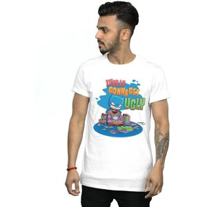 DC Comics Men's Super Friends Batman Joker Christmas Jumper T-Shirt in White Size: 5XL White 5XL DC Comics Men's Super Friends Batman Joker Christmas Jumper T-Shirt in White Size: 5XL White 5XL