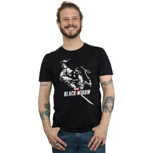 Marvel Men's Black Widow Movie Taskmaster Battle T-Shirt Size: 4XL Black 4XL Marvel Men's Black Widow Movie Taskmaster Battle T-Shirt Size: 4XL Black 4XL