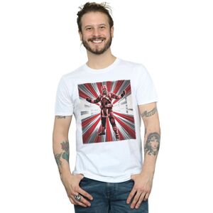 Marvel Men's Black Widow Movie Red Sparrow Fits T-Shirt in White Size: Large White L Marvel Men's Black Widow Movie Red Sparrow Fits T-Shirt in White Size: Large White L