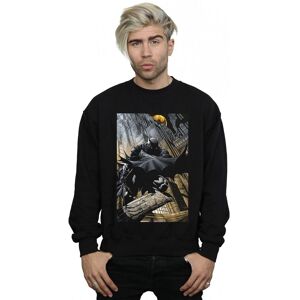 DC Comics Men's Batman Night Gotham City Sweatshirt in Black Size: Small Black S DC Comics Men's Batman Night Gotham City Sweatshirt in Black Size: Small Black S
