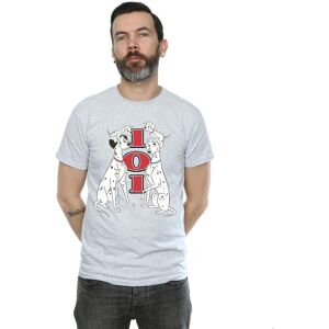 Disney Men's 101 Dalmatians Family T-Shirt in Grey Size: Large Grey L Disney Men's 101 Dalmatians Family T-Shirt in Grey Size: Large Grey L