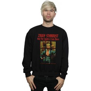 David Bowie Men's Ziggy Stardust Spider Sweatshirt in Black Size: Small Black S David Bowie Men's Ziggy Stardust Spider Sweatshirt in Black Size: Small Black S