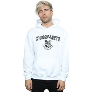 Harry Potter Men's Hogwarts Crest Hoodie in White Size: Medium White M Harry Potter Men's Hogwarts Crest Hoodie in White Size: Medium White M