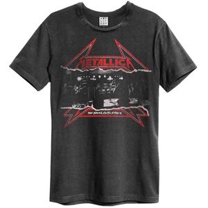 Amplified Men's Young Metal Attack Metallica T-Shirt in Charcoal Size: Large Charcoal L Amplified Men's Young Metal Attack Metallica T-Shirt in Charcoal Size: Large Charcoal L
