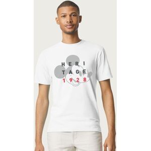 Disney Men's Mickey Mouse Heritage 1928 T-Shirt in White Size: Large White L Disney Men's Mickey Mouse Heritage 1928 T-Shirt in White Size: Large White L