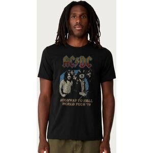 AC/DC Men's Highway To Hell World Tour 79 T-Shirt in Black Size: Small Black S AC/DC Men's Highway To Hell World Tour 79 T-Shirt in Black Size: Small Black S