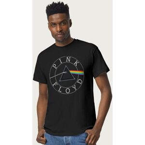 Pink Floyd Men's Dark Side Of The Moon Circle Logo T-Shirt in Black Size: Large Black L Pink Floyd Men's Dark Side Of The Moon Circle Logo T-Shirt in Black Size: Large Black L