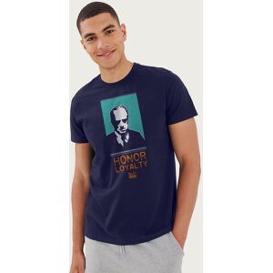 The Godfather Men's Vito Don Corleone Honor Loyalty T-Shirt in Navy Size: Large Navy L The Godfather Men's Vito Don Corleone Honor Loyalty T-Shirt in Navy Size: Large Navy L