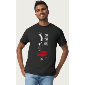 The Godfather Men's Vito Don Corleone I Don't Apologize Quote T-Shirt in Black Size: Large Black L The Godfather Men's Vito Don Corleone I Don't Apologize Quote T-Shirt in Black Size: Large Black L