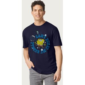 SpongeBob SquarePants Men's Cant Burst My Bubble T-Shirt in Navy Size: Large Navy L SpongeBob SquarePants Men's Cant Burst My Bubble T-Shirt in Navy Size: Large Navy L