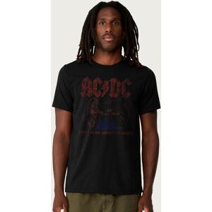 AC/DC Men's Canon For Those About To Rock T-Shirt in Black Size: 2XL Black 2XL AC/DC Men's Canon For Those About To Rock T-Shirt in Black Size: 2XL Black 2XL
