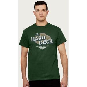 TOP GUN Men's The Hard Deck Sign Happy Hour Maverick T-Shirt in Bottle Green Size: Small Bottle Green S TOP GUN Men's The Hard Deck Sign Happy Hour Maverick T-Shirt in Bottle Green Size: Small Bottle Green S