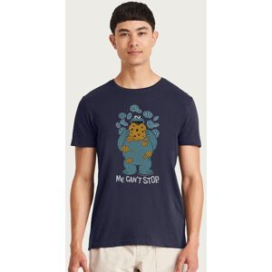 Sesame Street Men's Me Can't Stop Cookie Monster T-Shirt in Navy Size: Medium Navy M Sesame Street Men's Me Can't Stop Cookie Monster T-Shirt in Navy Size: Medium Navy M