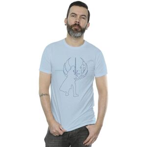 Star Wars Men's Obi-Wan Kenobi Jedi Master Balance T-Shirt in Baby Blue Size: Large Baby Blue L Star Wars Men's Obi-Wan Kenobi Jedi Master Balance T-Shirt in Baby Blue Size: Large Baby Blue L