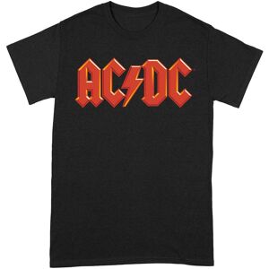 AC/DC Men's Logo T-Shirt in Black Size: 4XL Black 4XL AC/DC Men's Logo T-Shirt in Black Size: 4XL Black 4XL