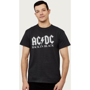 AC/DC Men's Back In Black T-Shirt Size: 2XL Black 2XL AC/DC Men's Back In Black T-Shirt Size: 2XL Black 2XL