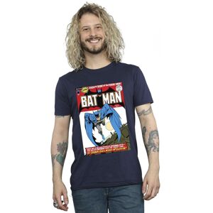 DC Comics Men's Running Batman Cover T-Shirt in Navy Size: Small Navy S DC Comics Men's Running Batman Cover T-Shirt in Navy Size: Small Navy S
