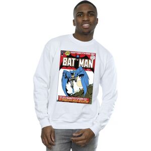 DC Comics Men's Running Batman Cover Sweatshirt in White Size: 2XL White 2XL DC Comics Men's Running Batman Cover Sweatshirt in White Size: 2XL White 2XL