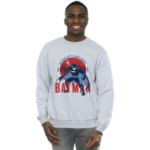 DC Comics Men's Batman Gotham City Sweatshirt in Grey Size: Medium Grey M DC Comics Men's Batman Gotham City Sweatshirt in Grey Size: Medium Grey M