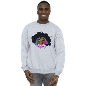 Disney Men's Encanto Mirabel Kiss Sweatshirt in Grey Size: Large Grey L Disney Men's Encanto Mirabel Kiss Sweatshirt in Grey Size: Large Grey L