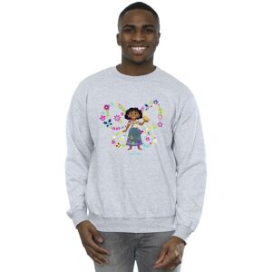Disney Men's Encanto Mirabel Butterfly Sweatshirt in Grey Size: Large Grey L Disney Men's Encanto Mirabel Butterfly Sweatshirt in Grey Size: Large Grey L