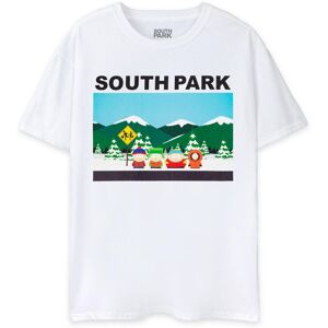 South Park Men's Short Sleeved T-Shirt (Adult White) in White Size: Large White L South Park Men's Short Sleeved T-Shirt (Adult White) in White Size: Large White L