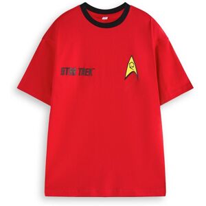 Star Trek Men's Short Sleeved T-Shirt (Adult Red) in Red Size: 3XL Red 3XL Star Trek Men's Short Sleeved T-Shirt (Adult Red) in Red Size: 3XL Red 3XL