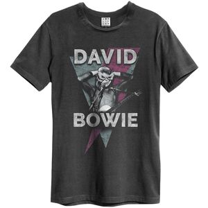 Amplified Men's Look Into My Eyes David Bowie T-Shirt in Charcoal Size: XS Charcoal XS Amplified Men's Look Into My Eyes David Bowie T-Shirt in Charcoal Size: XS Charcoal XS