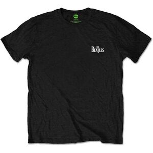 The Beatles Men's Drop T Logo T-Shirt in Black Size: Small Black S The Beatles Men's Drop T Logo T-Shirt in Black Size: Small Black S