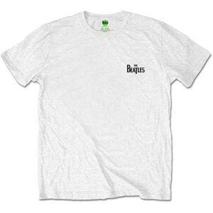 The Beatles Men's Drop T Logo T-Shirt in White Size: Small White S The Beatles Men's Drop T Logo T-Shirt in White Size: Small White S