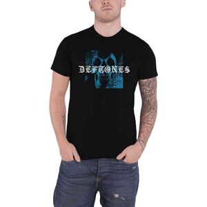 Deftones Men's Skull T-Shirt in Black Size: Large Black L Deftones Men's Skull T-Shirt in Black Size: Large Black L