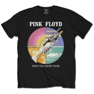 Pink Floyd Men's Wish You Were Here Circle T-Shirt in Black Size: XL Black XL Pink Floyd Men's Wish You Were Here Circle T-Shirt in Black Size: XL Black XL