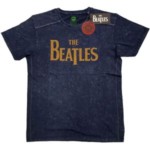 The Beatles Men's Drop T Logo T-Shirt in Navy Size: Large Navy L The Beatles Men's Drop T Logo T-Shirt in Navy Size: Large Navy L