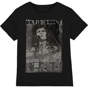 David Bowie Men's Ziggy T-Shirt in Black Size: Large Black L David Bowie Men's Ziggy T-Shirt in Black Size: Large Black L