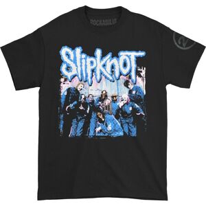 Slipknot Men's Tattered & Torn Back Print 20th Anniversary T-Shirt in Black Size: Large Black L Slipknot Men's Tattered & Torn Back Print 20th Anniversary T-Shirt in Black Size: Large Black L