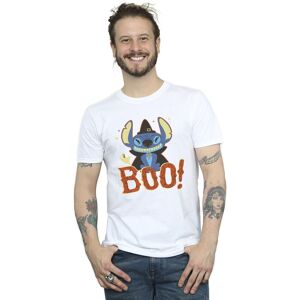Disney Men's Lilo & Stitch Boo T-Shirt in White Size: 3XL White 3XL Disney Men's Lilo & Stitch Boo T-Shirt in White Size: 3XL White 3XL