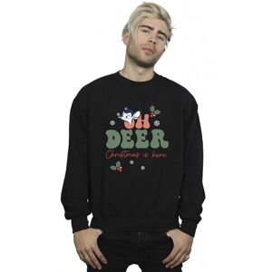 Disney Men's Bambi Oh Deer Sweatshirt in Black Size: 5XL Black 5XL Disney Men's Bambi Oh Deer Sweatshirt in Black Size: 5XL Black 5XL