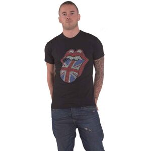 The Rolling Stones Men's Classic Embellished T-Shirt in Black Size: Medium Black M The Rolling Stones Men's Classic Embellished T-Shirt in Black Size: Medium Black M