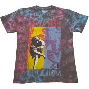 Guns N' Roses Guns N Roses Men's Use Your Illusion Dip Dye T-Shirt in Blue Size: Small Blue S Guns N' Roses Guns N Roses Men's Use Your Illusion Dip Dye T-Shirt in Blue Size: Small Blue S