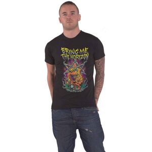 Bring Me The Horizon Men's Smoking Dinosaur Cotton T-Shirt in Black Size: Small Black S Bring Me The Horizon Men's Smoking Dinosaur Cotton T-Shirt in Black Size: Small Black S