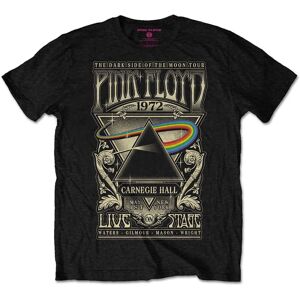 Pink Floyd Men's Carnegie Hall Poster T-Shirt in Black Size: 5XL Black 5XL Pink Floyd Men's Carnegie Hall Poster T-Shirt in Black Size: 5XL Black 5XL