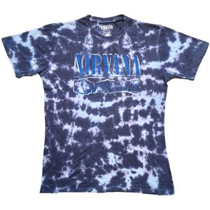 Nirvana Men's Nevermind Dip Dye Logo T-Shirt in Purple Size: Large Purple L Nirvana Men's Nevermind Dip Dye Logo T-Shirt in Purple Size: Large Purple L