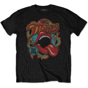 The Rolling Stones Men's 70s Vibe T-Shirt in Black Size: 3XL Black 3XL The Rolling Stones Men's 70s Vibe T-Shirt in Black Size: 3XL Black 3XL