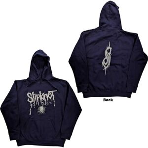 Slipknot Men's Blood Splatter Pullover Hoodie in Navy Size: Small Navy S Slipknot Men's Blood Splatter Pullover Hoodie in Navy Size: Small Navy S