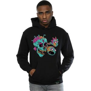 Rick & Morty Men's Eyeball Skull Pullover Hoodie in Black Size: Medium Black M Rick & Morty Men's Eyeball Skull Pullover Hoodie in Black Size: Medium Black M