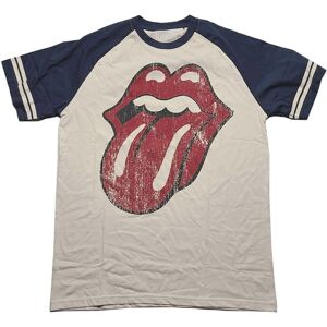 The Rolling Stones Men's Logo Raglan T-Shirt in Dark Navy Size: 2XL Dark Navy 2XL The Rolling Stones Men's Logo Raglan T-Shirt in Dark Navy Size: 2XL Dark Navy 2XL