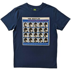 The Beatles Men's A Hard Day´s Night T-Shirt in Blue Size: Large Blue L The Beatles Men's A Hard Day´s Night T-Shirt in Blue Size: Large Blue L