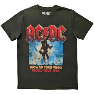 AC/DC Men's Blow Up Your Video T-Shirt in Green Size: Large Green L AC/DC Men's Blow Up Your Video T-Shirt in Green Size: Large Green L